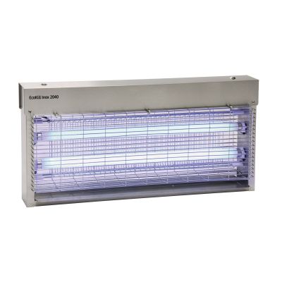 Vliegen moordenaar EcoKill 2040 inox - 2 x 20 watt