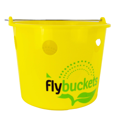 Flybuckets vliegenval - vliegenbescherming voor paarden (zonder lokstof)