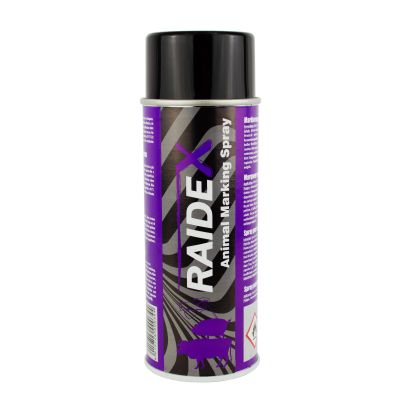 Vee ondertekenen spray Raidex 400 ml, violet