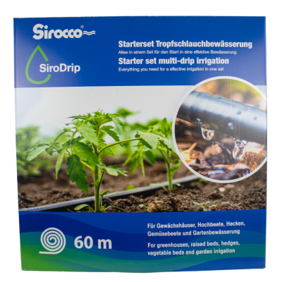 Druppelirrigatie startersset "SiroDrip" - Druppelslang met accessoires voor de tuin