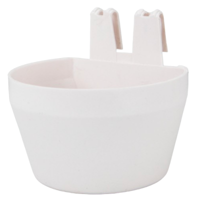 Hangende drink- en voerbak voor tentoonstellingen - Cellenbak wit