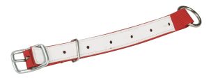Nekriem voor schapen, 60 x 2,5 cm gemaakt van nylon rood, geel, groen, blauw