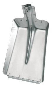 Aluschaufel grootte 5, 28 cm met stalen rand