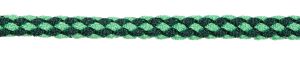 Exclusieve leadrope 200 cm. met paniek haak, donker groen/pastel groen