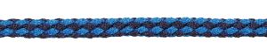 Exclusieve leadrope 200 cm. met paniek haak, Navy/licht blauw