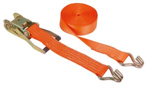 Sjorringen band 2-delige 800 x 5 cm oranje, 4000 kg