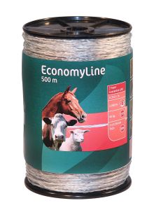 Mono wire 500 m. transparant, 2 x 0.5 mm gegalvaniseerd ijzerdraad
