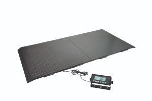 Dierweegschaal XL met tweedelige weegbrug - incl. plug-in voeding en 2m datakabel