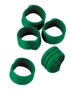 Hühnerringe grün, 20 Stück Packung