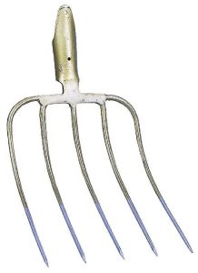 Mest vork 5 Tine, 31 x 24 met lente duels