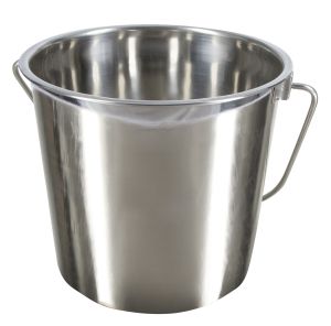 Roestvrij staal 5.7 liter emmer
