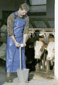 Melker- en wassen schort 80 x 120 cm