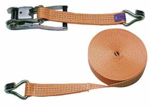 LASHING band 2 delige set, 1500 x 5 cm oranje, 4000 kg