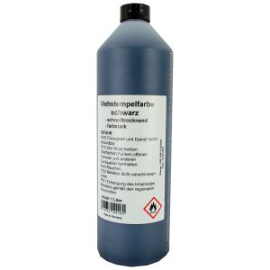 Slagstempelinkt, zwart 1 liter