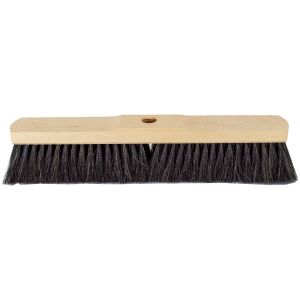 Zaalbezem 40 cm, paardenhaar met steelgat