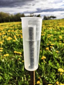 Siliconen regenmeter tot 45l/m² - duurzaam, duurzaam en flexibel