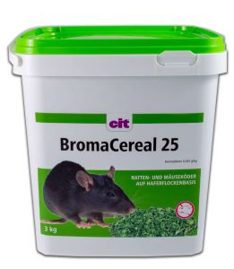 BromaCereal 25 ppm 3 kg - Bromadiolon Rattengift