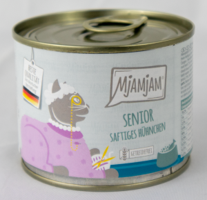 Senior" kattenvoer - 200g sappige kip voor oudere katten