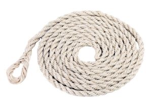 Sisal touw 3 m met een kleine lus