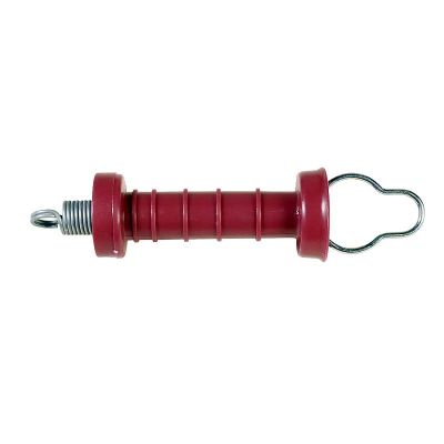 Hek deurklink Goliath, rood, gesloten
