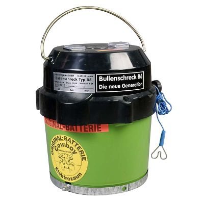 Elektrische batterij hek eenheid Cowboy B6, inclusief batterij