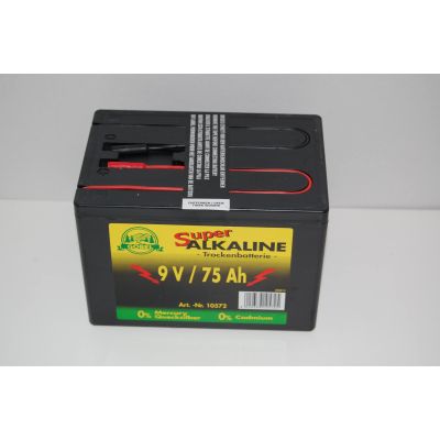 Hek batterij 9 volt 75 AH, alkalische