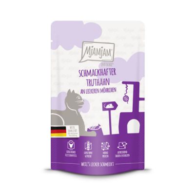 Quetschie "Kalkoen &amp; Wortelen" - 125g smakelijke kalkoen met heerlijke wortelen