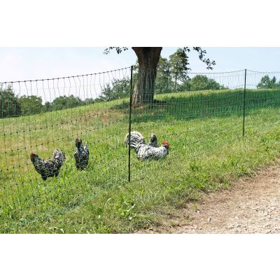 Pluimvee macht groen, elektrisch geleidend 25 m/112 cm twin tip