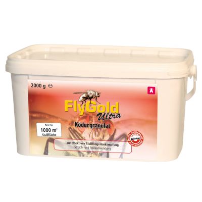 Poison voor vliegen, aas korrels FlyGold Ultra, 2000 g