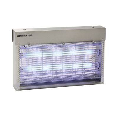 Vliegen moordenaar EcoKill inox 2030, 2 x 15 Watt
