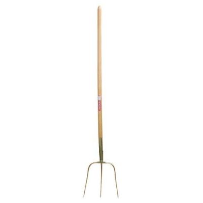 Verstrooiing vork oogst koning, omgaan 3 tanden, 30 x 30, met 135 cm