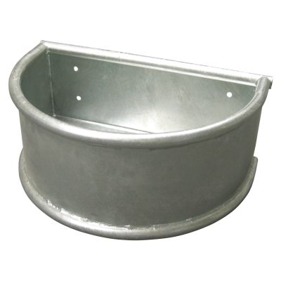 Paard voederen trog ronde trog, metalen met roterende circulaire pijp