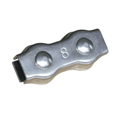 Kabel-aansluiting, roestvrij staal, voor 8 mm stalen kabel-5 Stück / Pack