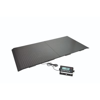 Dierweegschaal XL met tweedelige weegbrug - incl. plug-in voeding en 2m datakabel