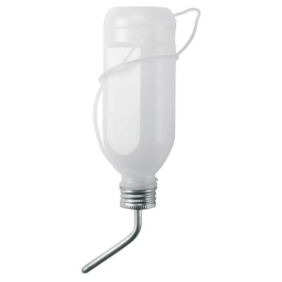 Kaninchenflasche aus Kunststoff mit Glasröhrchen  - Trinkflasche für Kaninchen (750ml)