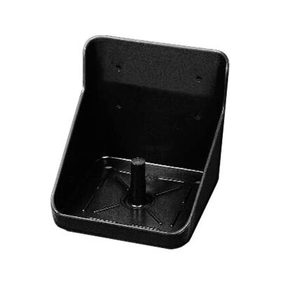 Zout lek stenen houder zwart, PVC