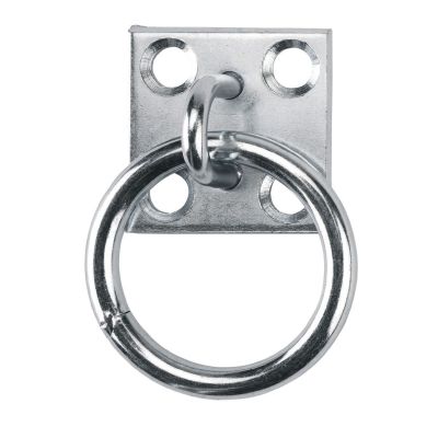 Op bindende ring op plaat, verzinkt