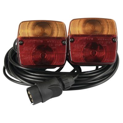 Magnetische aanhangwagen verlichting instellen 2,50/7,50 m kabel