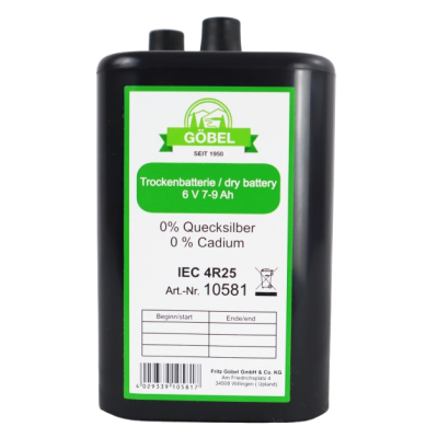 Blokbatterij 6 volt