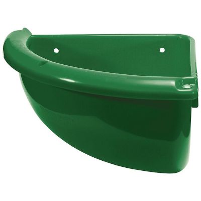 Kunststof hoekbak "Derby" 24 liter - 63cm brede hoekbak voor paarden koeien schapen