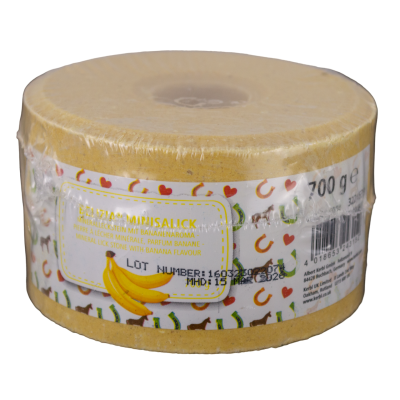 Delizia lick MiniSalick Banaan - 700g met ophanging