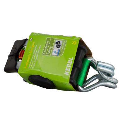 Automatische spanband 3m x 50mm spitse haak - 1500kg sjorkracht