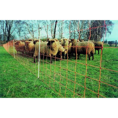 EURO-NETZ extra zwaar met dubbele tip, hoogte: 120 cm Lengte: 50 m - Schapen netwerk, schapen omheining