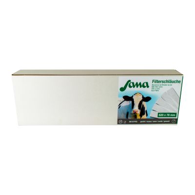 SANA Milchfilter 620 x 78mm, genäht, 200 Stück Verpackung