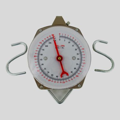 Wijzerweegschaal, hangende weegschaal Weegschaal 50 kg, met 200g schaalverdeling, wijzerweegschaal