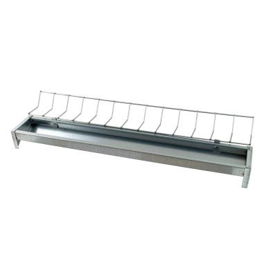 Hühner Futtertrog 50cm verzinkt Junghennentrog