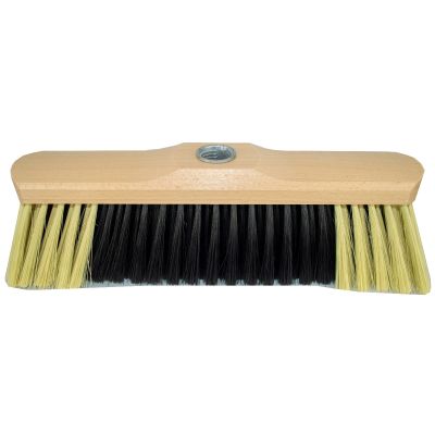 Keukenklopper 28 cm gelakt, haarmix, met draad