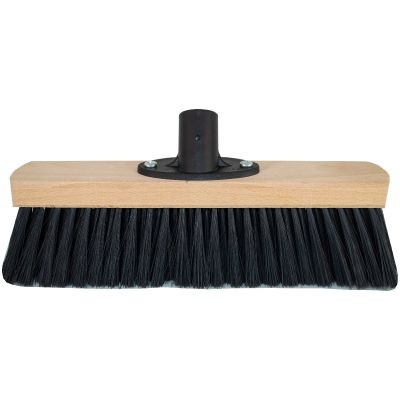 Halbezem 28 cm met haarmengeling en Quick-fest houder