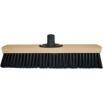 Zaalbezem 40 cm met haarmengeling en Quick-fest houder