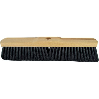 Zaalbezem 40 cm met haarmengsel en steelgat